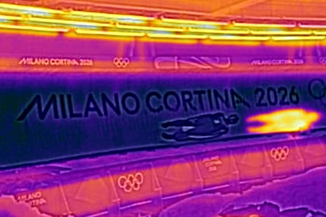 A luge athlete trains at Cortina Sliding Centre.