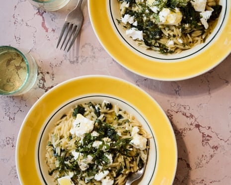 Georgina Hayden's spanakopita orzo