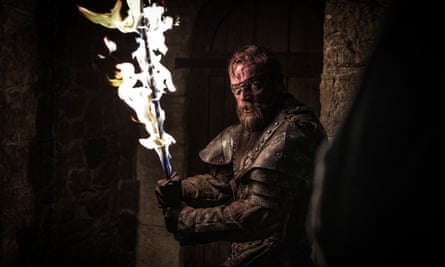 Beric DondarrionDormer as in Game of Thrones.