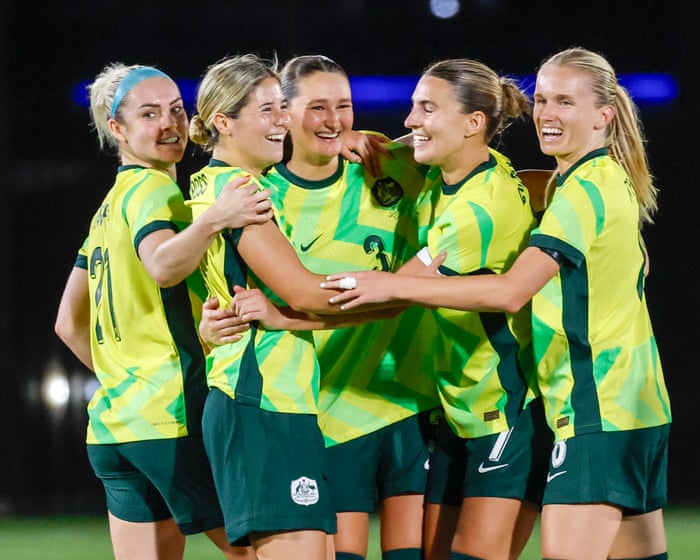 High-fives all round for the Matildas as they crush New Zealand in friendly