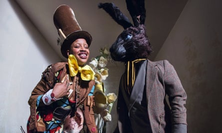 The Rabbit and the Mad Hatter in the 2018 Pirelli calendar