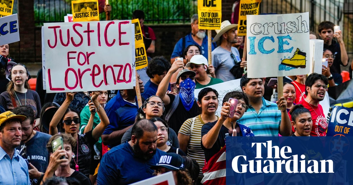 Houston demands action after killing of Lorenzo Salgado Araujo: ‘ICE hunts us like animals’