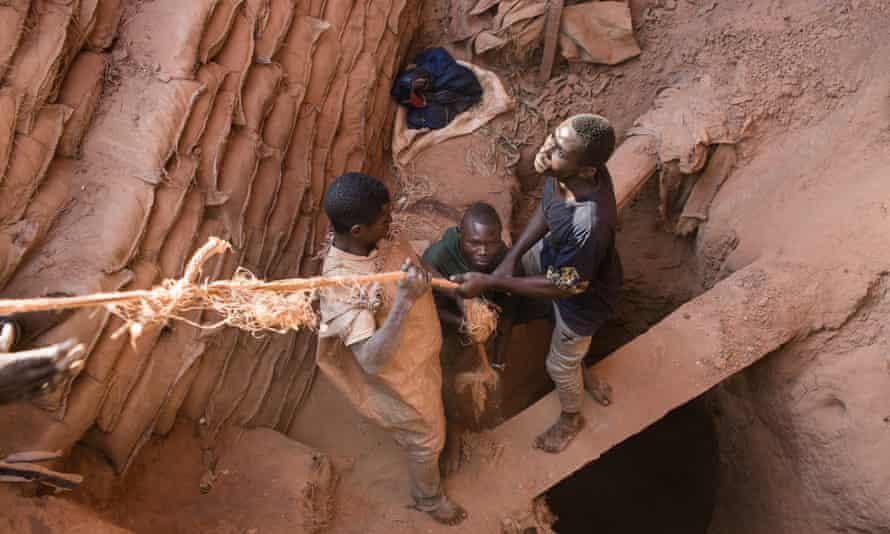 cobalt miners in congo