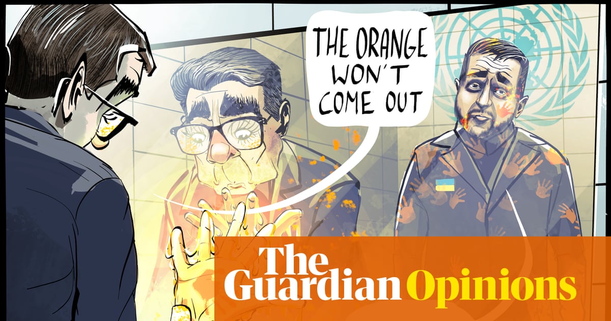 Ella Baron on Andy Burnham’s visit to the United Nations – cartoon