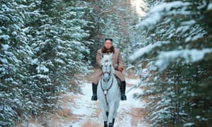 Kim Jong-un riding a horse on Mount Paektu in October. He is believed to be waiting out the Covid storm in the resort town of Wonsan.