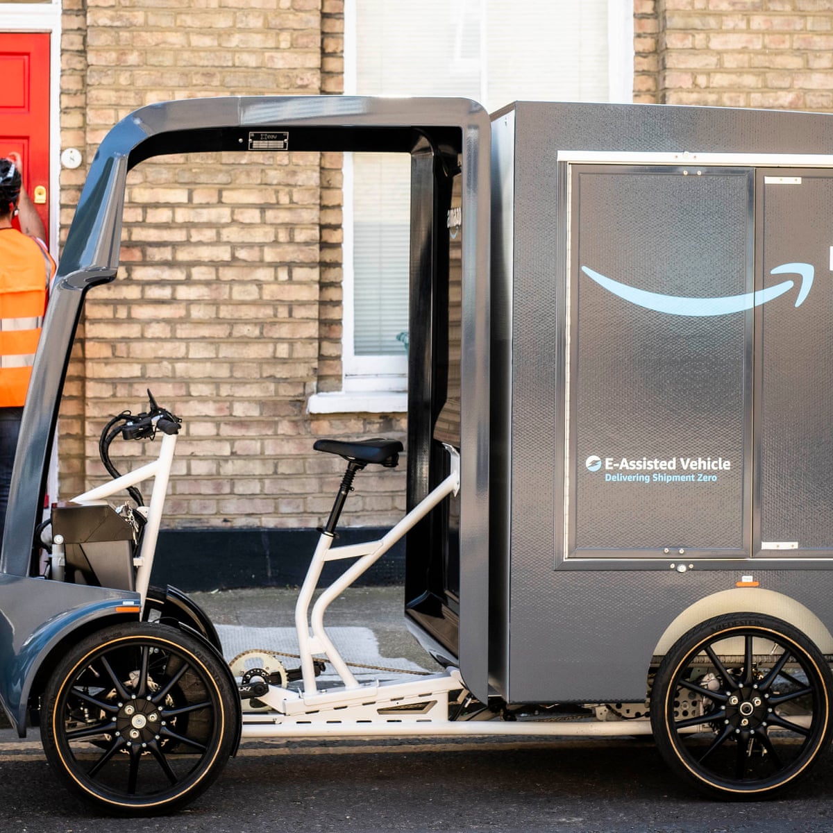amazon electric bicycle E-bikes and on-foot deliveries: Watch how packages reach customers in New York City With powerful performance EUYBIKE Folding Electric Bike for