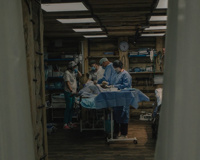 Six metres below ground, a hospital treats Ukrainian soldiers injured by Russian drones