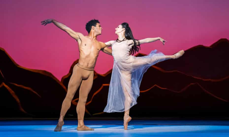 Marcelino Sambé and Francesca Hayward in Like Water for Chocolate at the Royal Opera House, London. 