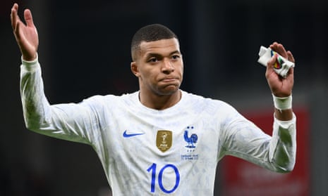 Kylian Mbappé was on the losing team in Denmark over the weekend. 