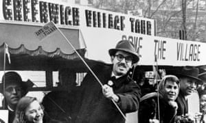 Greenwich Village protest against Robert Moses’s plans to build the Lower Manhattan Expressway in 1960.