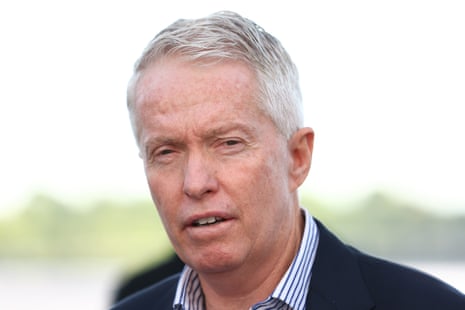 Tennis Australia CEO and Australian Open tournament director Craig Tiley speaks at Melbourne Cup today.