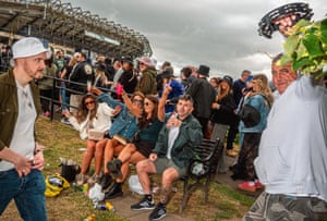 A group of fans at Murrayfield.