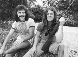 With Tony Iommi – and firearm – in the Wye Valley, August 1977