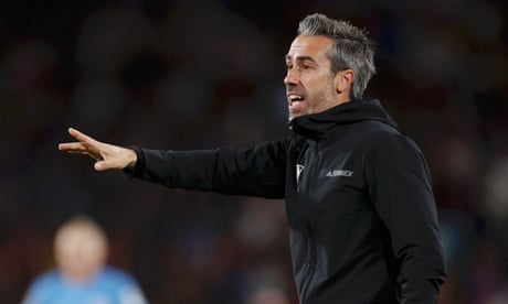 Jorge Vilda during the World Cup final against England.