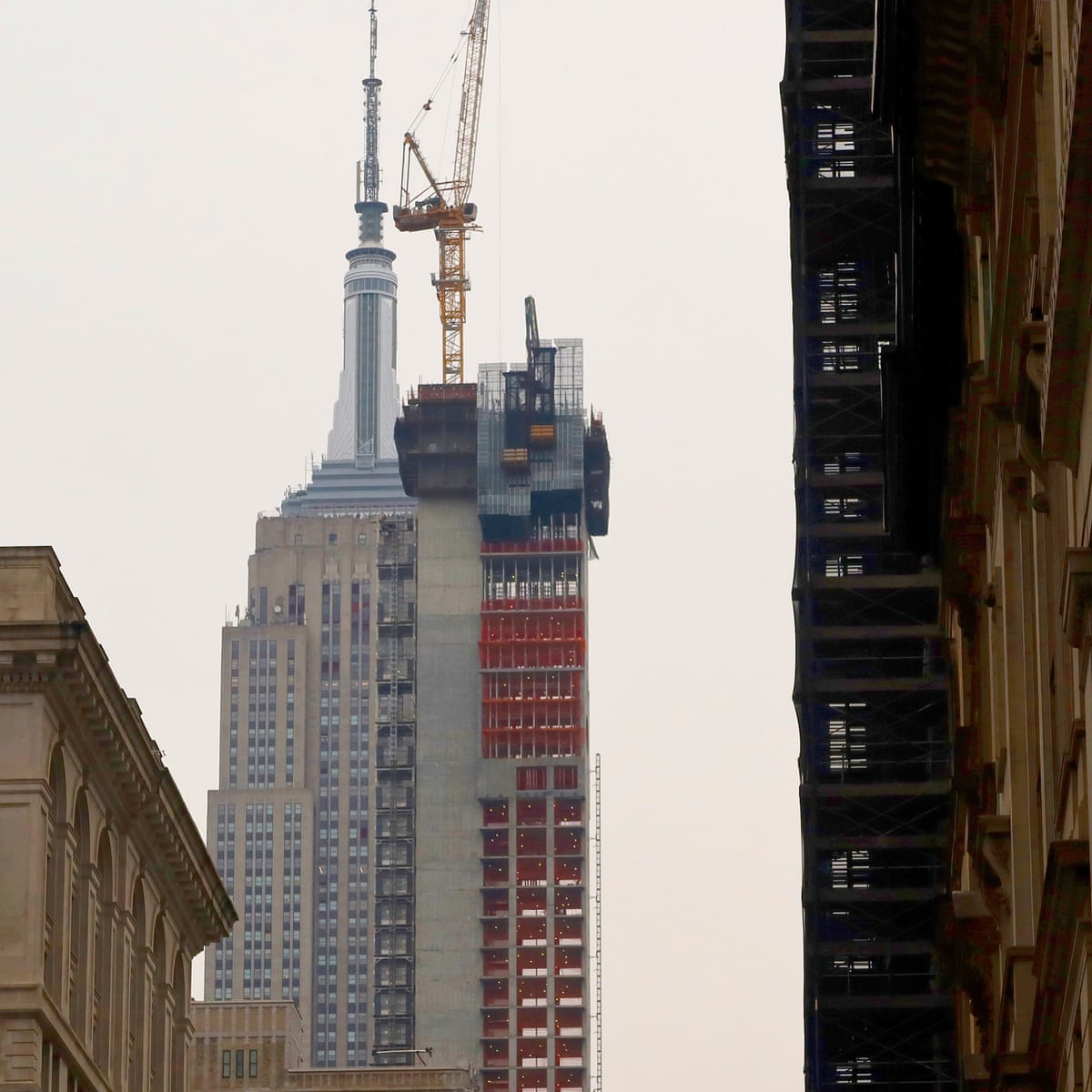 New Yorkers rail against luxury tower blocking Empire State Building: 'The mighty dollar rules the sky' | New York | The Guardian