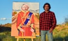 'I see myself as a royal': artist Vincent Namatjira on colonialism, satire and his great-grandfather's legacy
