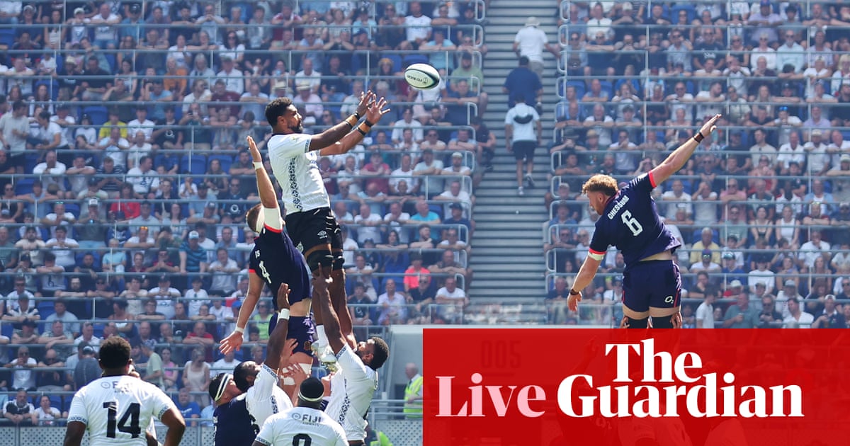 Fiji v England: Nations Championship rugby union – live