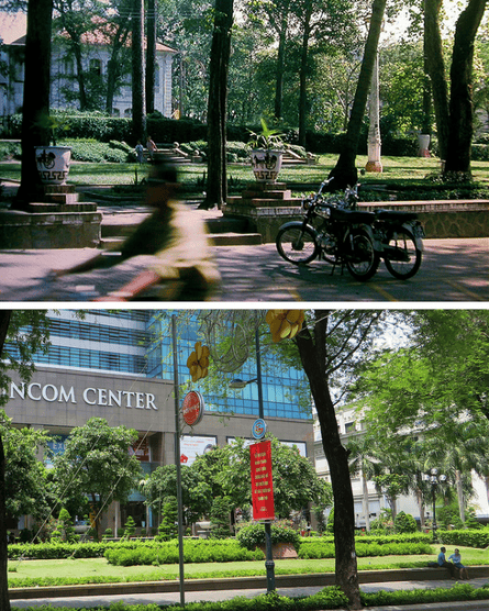 The Vincom Center in Ho Chi Minh city - before and after