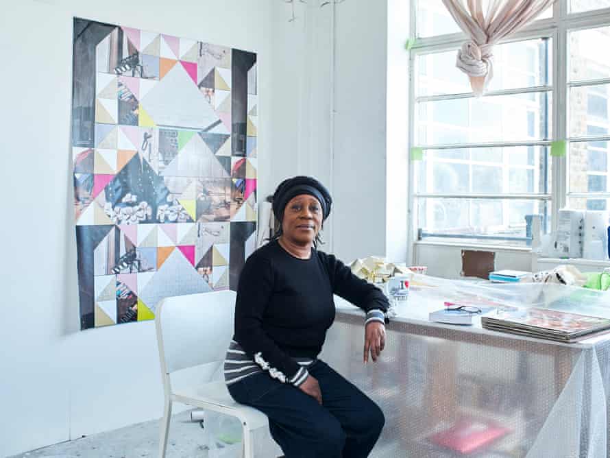 Sonia Boyce, photographed in her studio in Brixton, London.