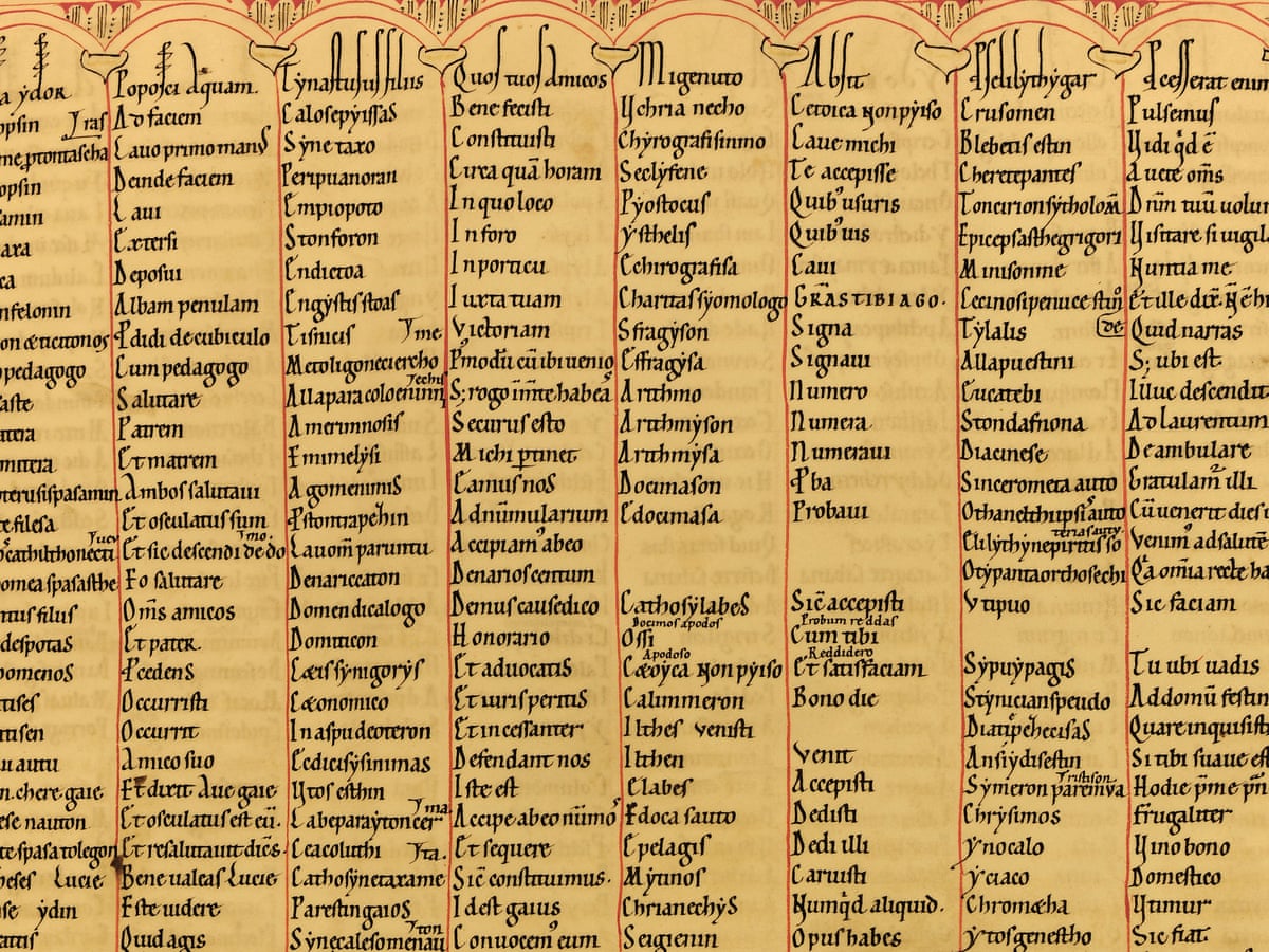 Ancient Roman Text