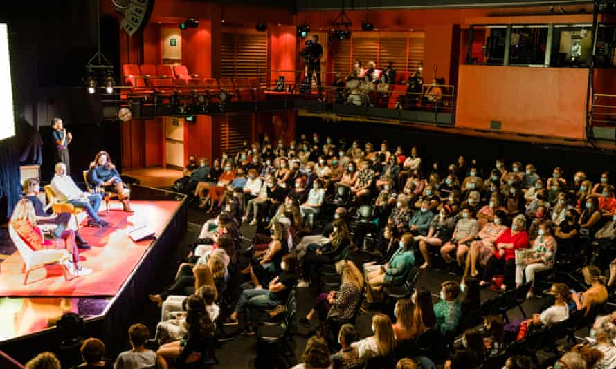 The For Kate event, with Jo Dyer, Michael Bradley, Samantha Maiden and chair Julia Baird.