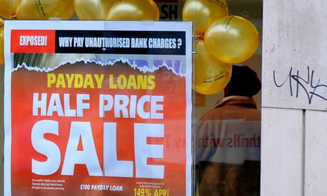 A payday lender’s advertising.