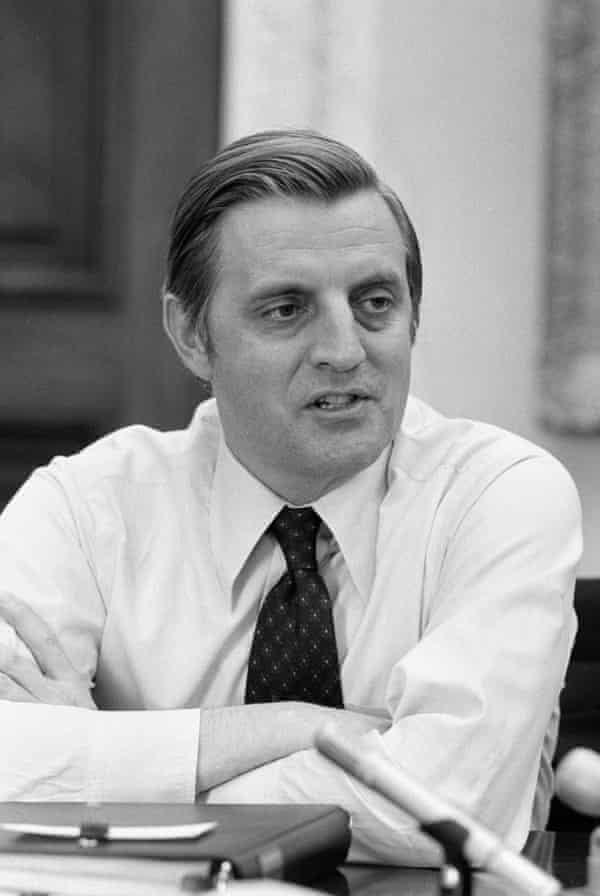 Walter Mondale in 1977 while serving as vice-president.