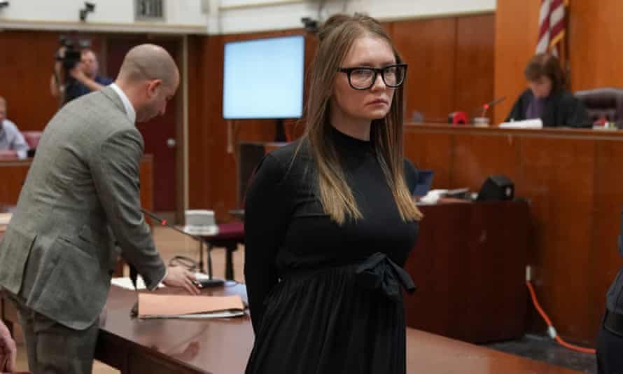 Anna Sorokin after being sentenced at Manhattan supreme court in May, 2019.