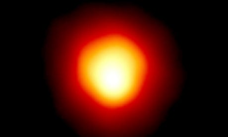 The Betelgeuse star, a red supergiant.