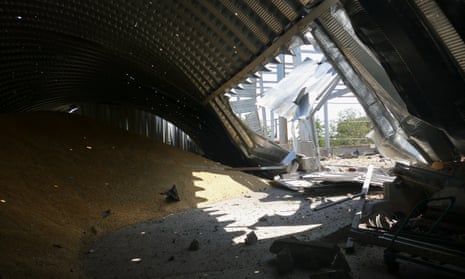 Grain terminal damaged in Ukraine's Odessa region after Russian granary attack on Friday