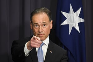 Le ministre de la Santé Greg Hunt