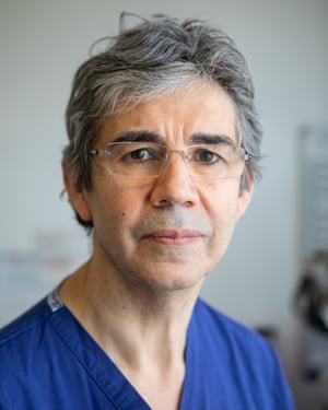 David Nott photographed at Chelsea and Westminster hospital.