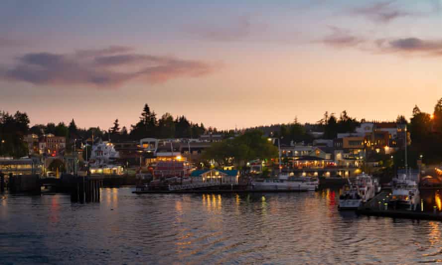 Sunset at Friday Harbor.