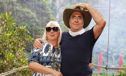 Danny Baker and his wife Wendy in the jungle