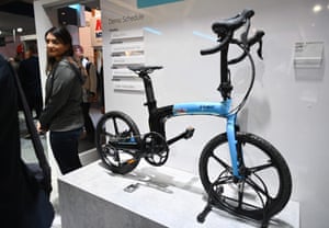The Cybic Aquarius Folding e-bike with Amazon Alexa built-in