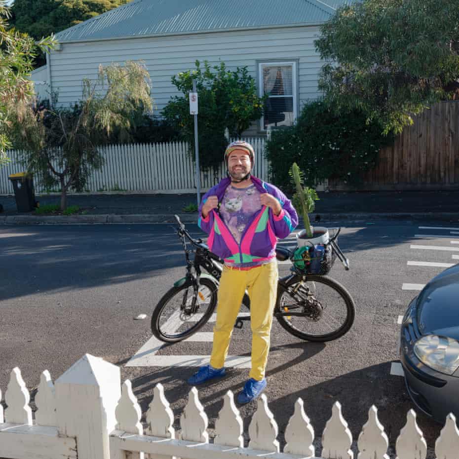 Neels owns a hairdressing salon for curly hair in Fitzroy and often cycles past.