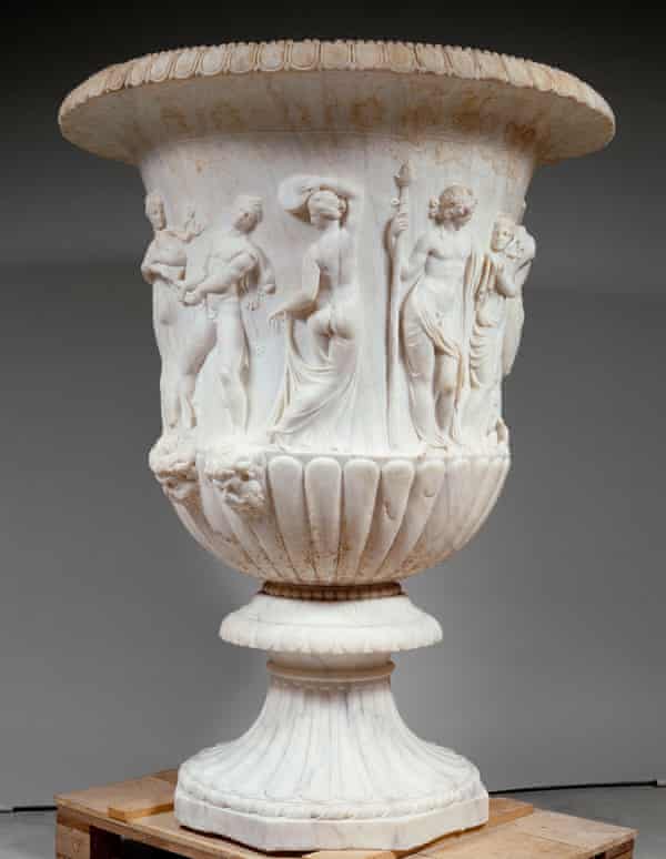The Borghese vase, 1st century AD, which inspired Poussin.