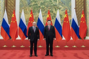 Xi Jinping meets Vladimir Putin in Beijing in February.