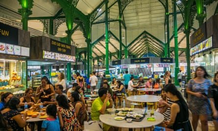 Lau Pa Sat. Old Market. Food Centre. Central Business District, Singapore