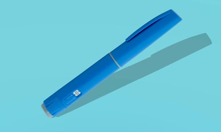 A semaglutide auto injector pen for home use.