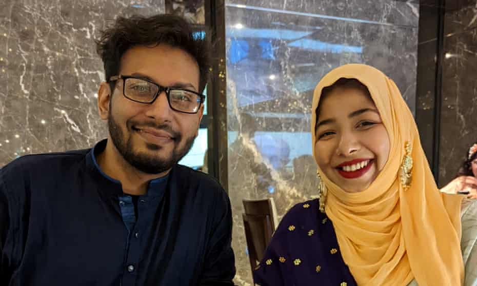 ‘I wanted to choose life for myself’ … Namerah (right) with Farhan.