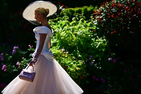 A racegoer on day two of Royal Ascot.