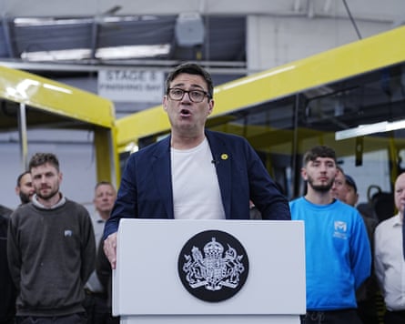 Andy Burnham, the mayor of Greater Manchester.