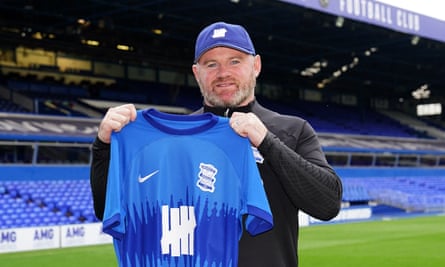 Birmingham City manager Wayne Rooney