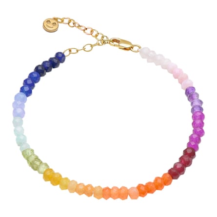 Rainbow bracelet, £95, Rachel Jackson London