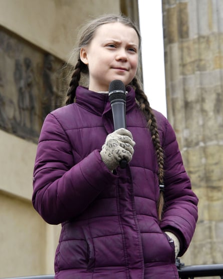 Greta Thunberg addresses student strikers for climate change in Berlin