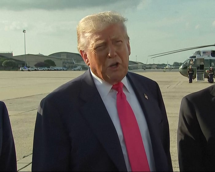 Trump says he doesn't understand why his supporters are interested in 'boring' Epstein case – video