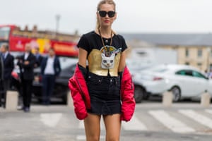 Chiara Ferragni at Paris fashion week, September 2016