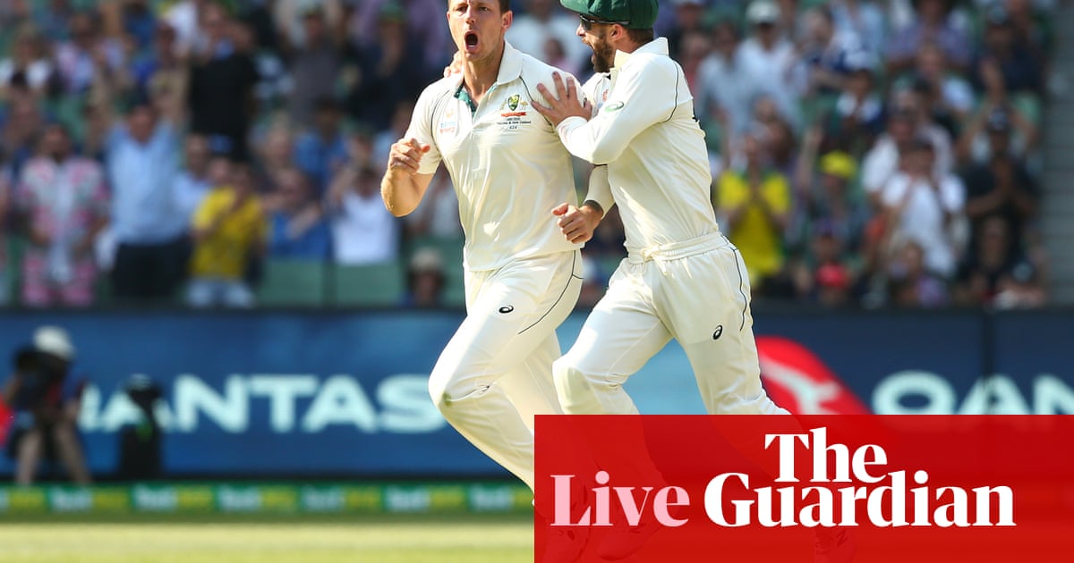 Australia v New Zealand: Boxing Day Test, day two – as it happened