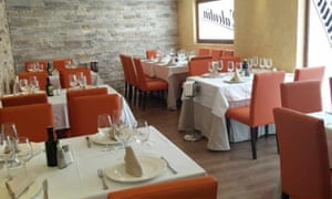 Dining room at Valentin, Almeria, Spain.